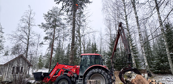 KVJ-FOREST METSURI KIIPEILYKAATO KULJETUS HUSQVARNA